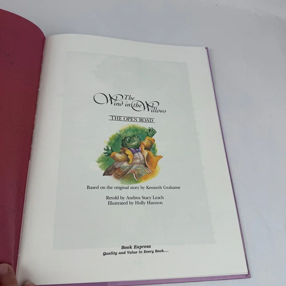 The Wind in the Willows The Open Road Hardback Book Grahame Leach